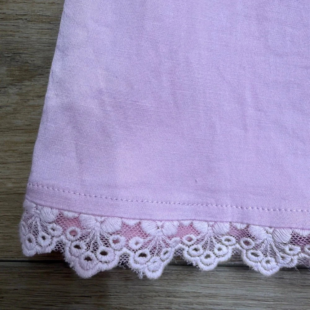 White Fox Boutique Pink Lace-Trim Bodycon Mini Dress - Picture 5 of 13